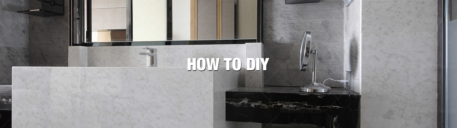 How to DIY | White Marble | Statuario Marble | Thassos White Marble